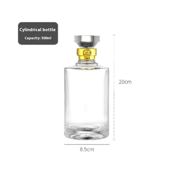 Guanshan Glass Wine Bottle Thick Bottom Fire Extinguisher Bottles